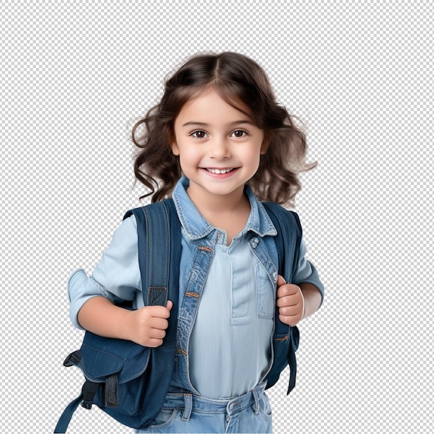 PSD child school age and backpack