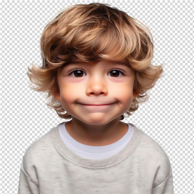 PSD a child with a shirt that says a picture of a boy