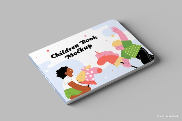 PSD children book mockup