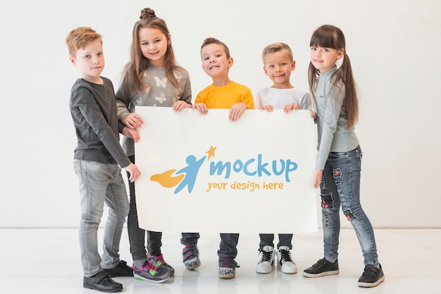 children community concept mock-up
