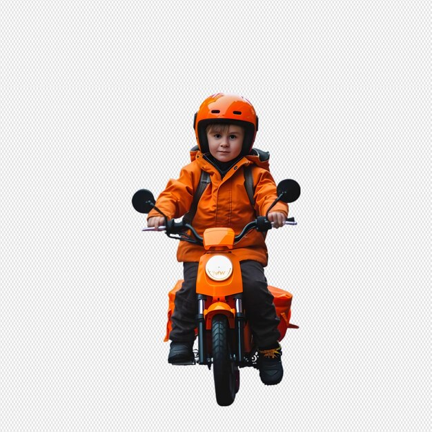 PSD children ride motorbikes