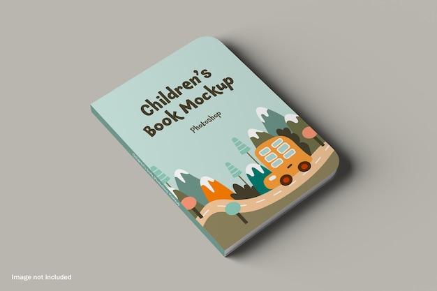 PSD children's book mockup