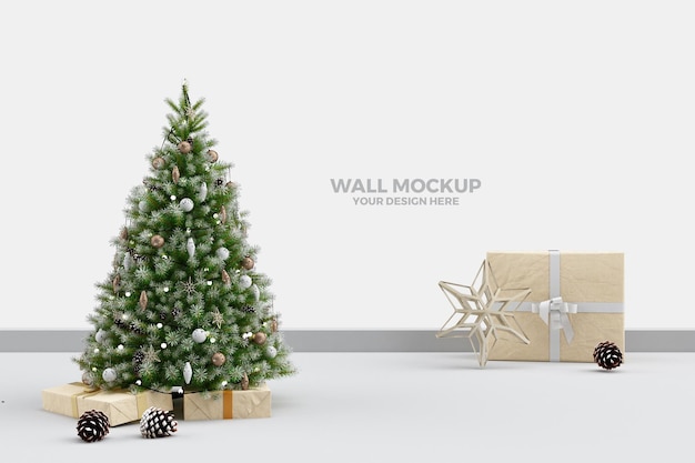 children's room wall mockup decoration