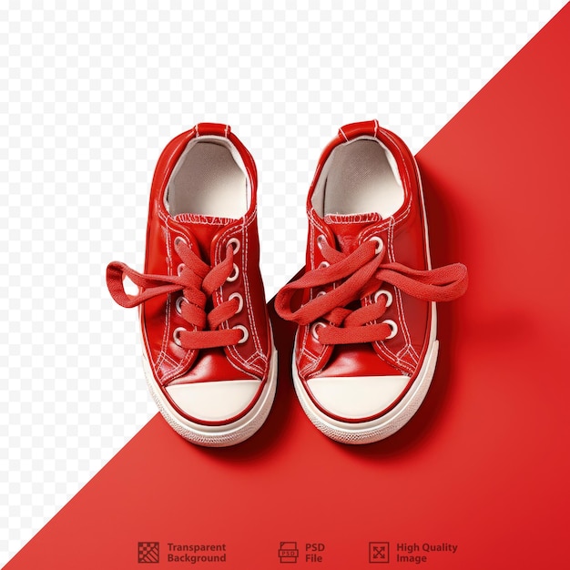 PSD scarpe rosse per bambini