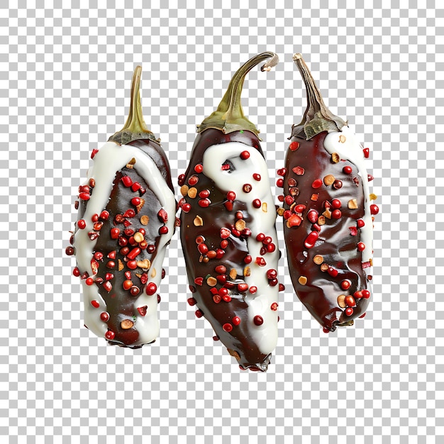 Chiles en nogada png with transparent background
