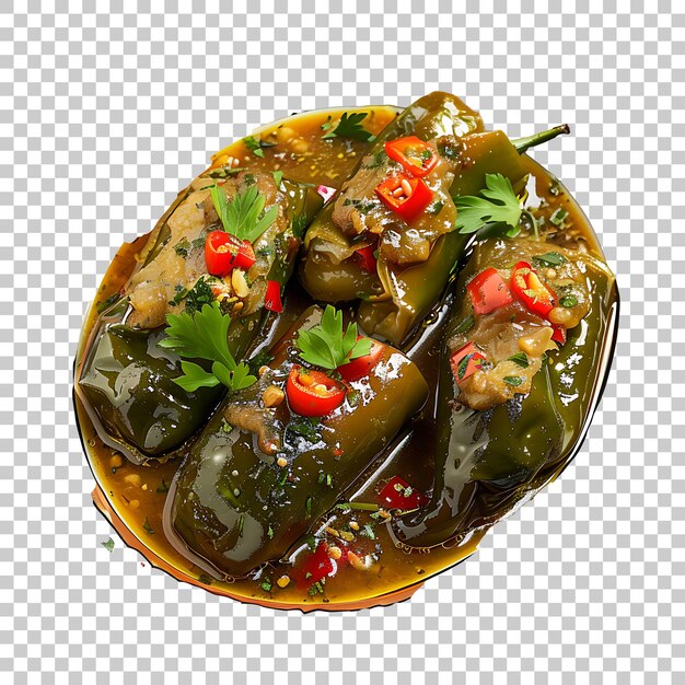 PSD chiles rellenos png z przezroczystym tłem