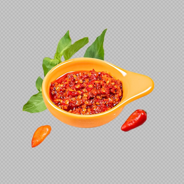 PSD chili sauce chili oil photo