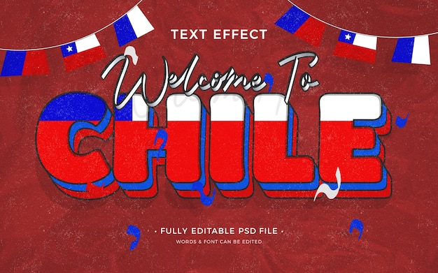 PSD chili tekst-effect