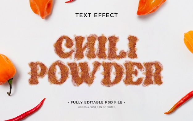 Chili text effect