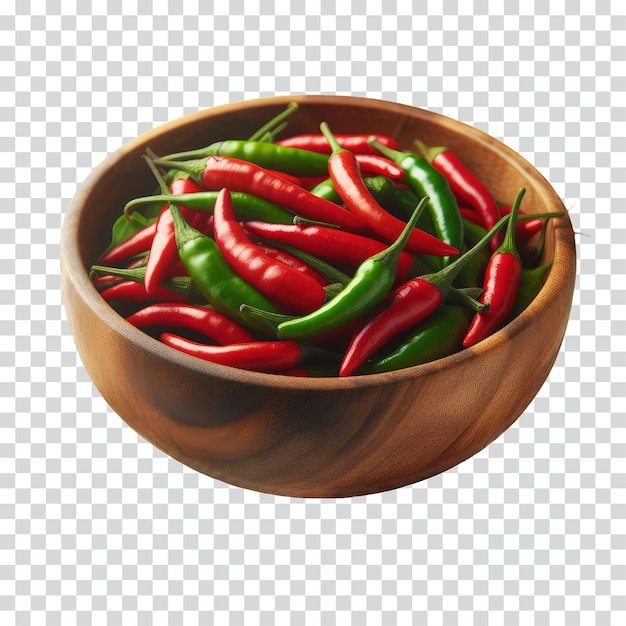 PSD chili with transparent background