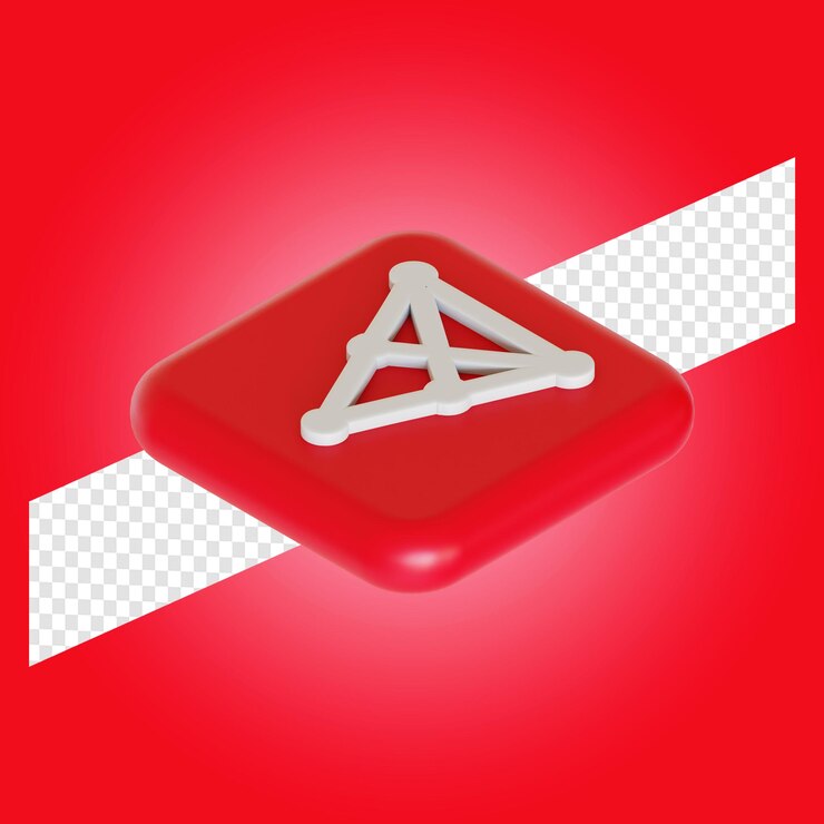 PSD chiliz chz cryptocurrency symbol logo 3d illustration