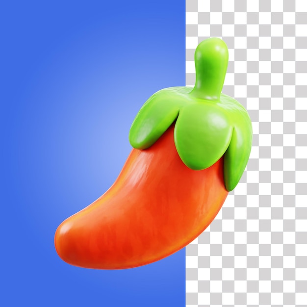 PSD chilli 3d icon 3