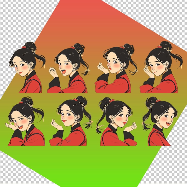 PSD china doll psd