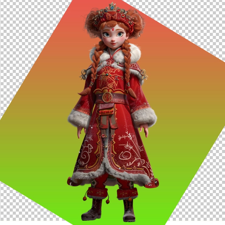 PSD china doll psd
