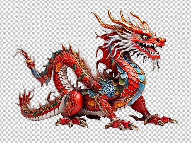 PSD chinese colorful dragon