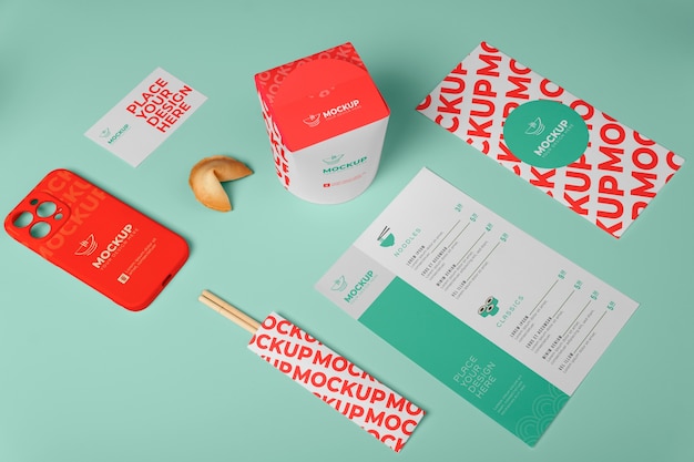 PSD chinese food mockup