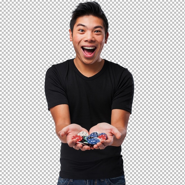 Chinese man poker spelen