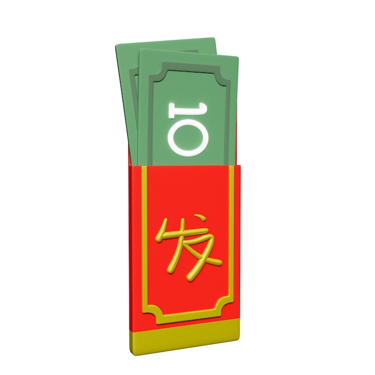 PSD 中国の旧正月の 3 d イラスト