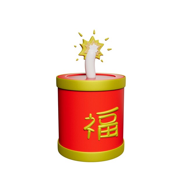 PSD chinese new year 3d illustration