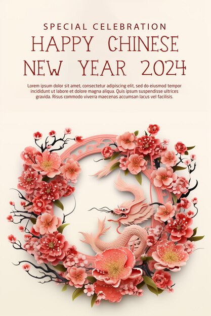 PSD chinese new year banner poster