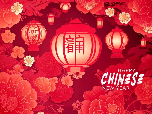 PSD chinese new year celebration background