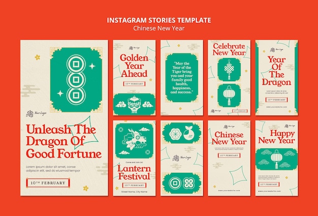 chinese new year celebration instagram stories