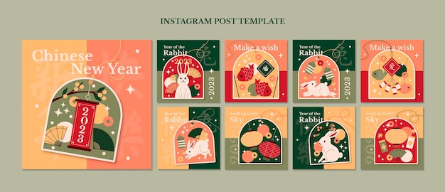 Chinese new year instagram posts