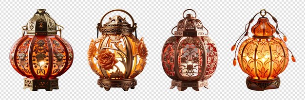 Chinese new year lantern lamp decoration set