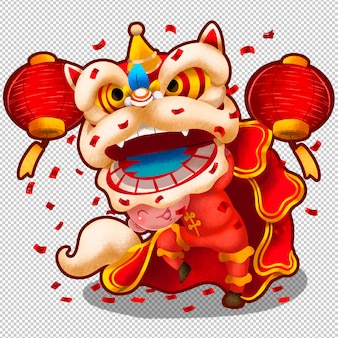 Danza del leone del capodanno cinese