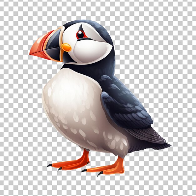 PSD chinstrap pinguïn op witte achtergrond