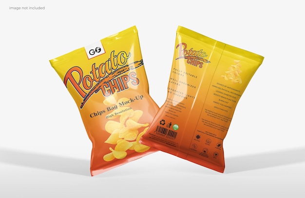 Chips bag mockup