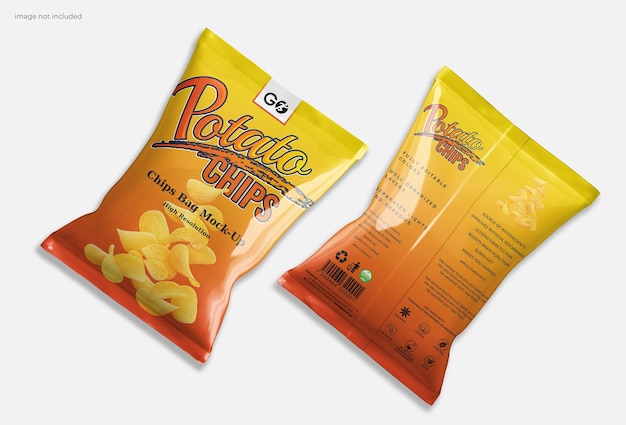 PSD mockup bag chips