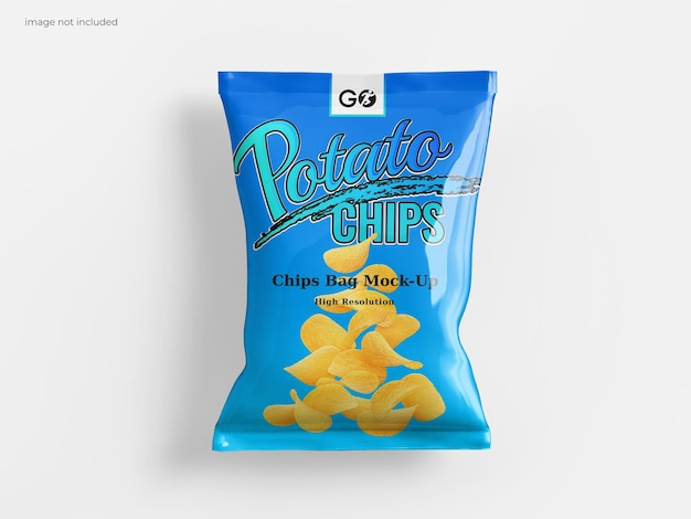 Chips bag mockup