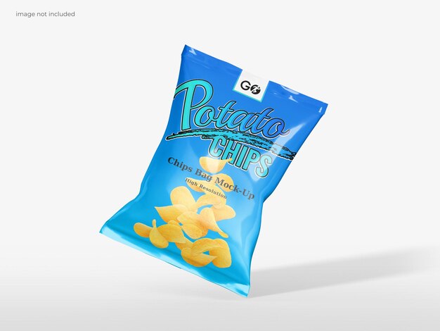 Chips bag mockup