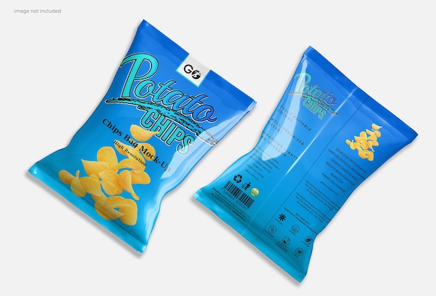 Chips bag mockup