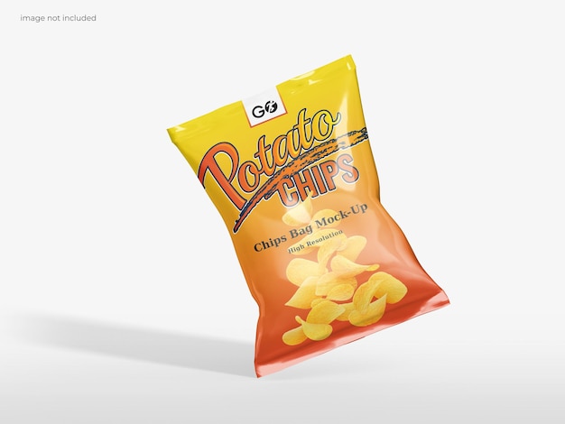 PSD chips bag mockup