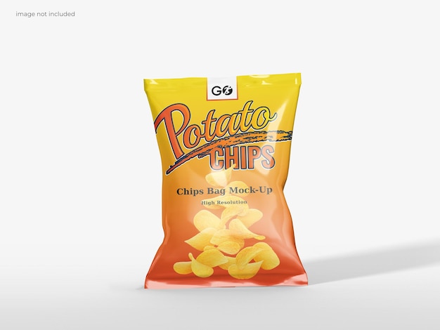 Chips bag mockup