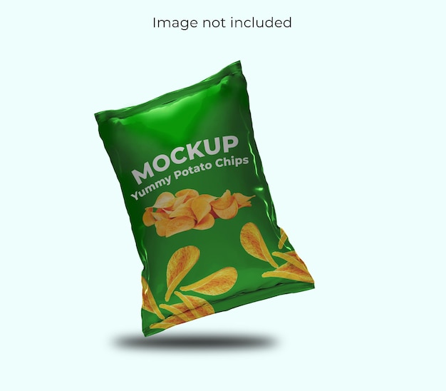 Chips Mockup Design Packaging Template