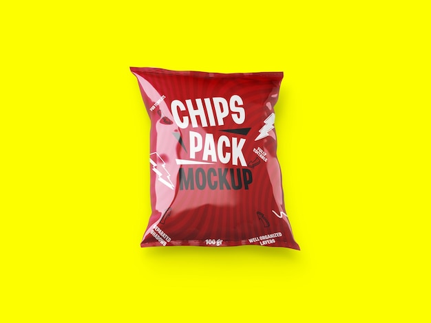 Chips packaging mockup