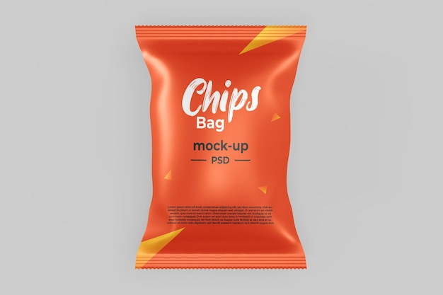 Chips packet mockup