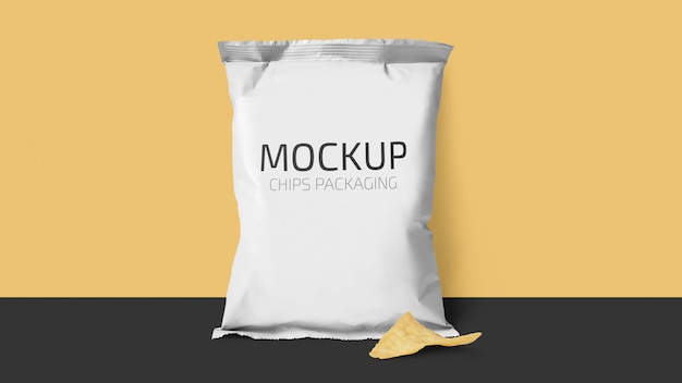 Chips verpakking mockup