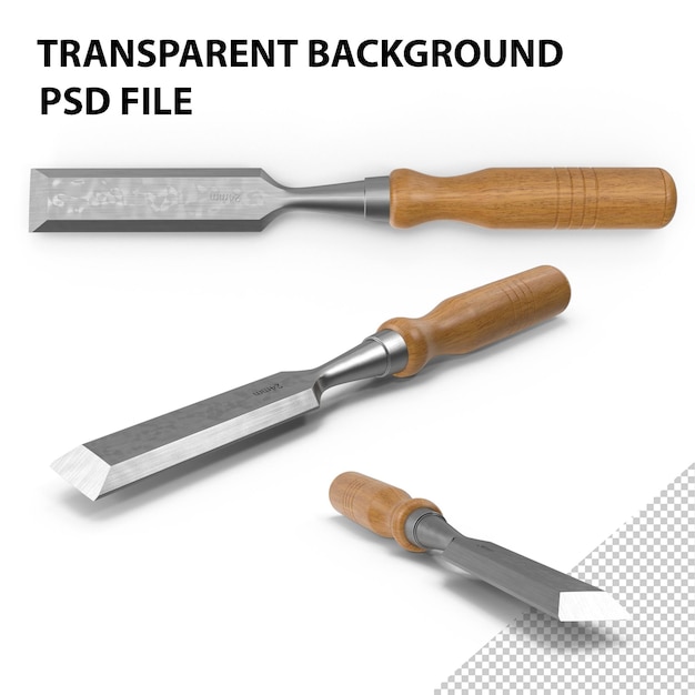 PSD chisel wood 24mm png