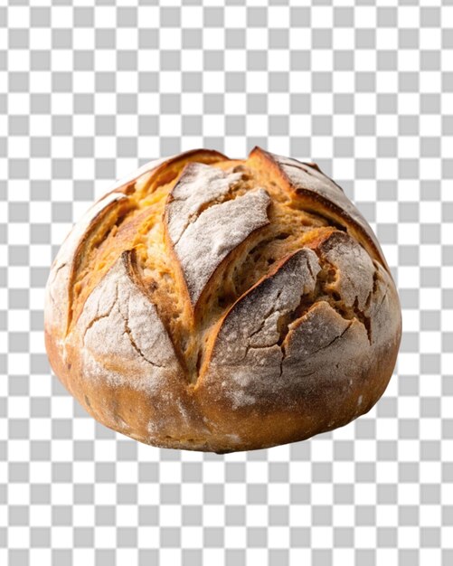 Chleb Drożdżowy Izolowany Na Przezroczystym Tle
