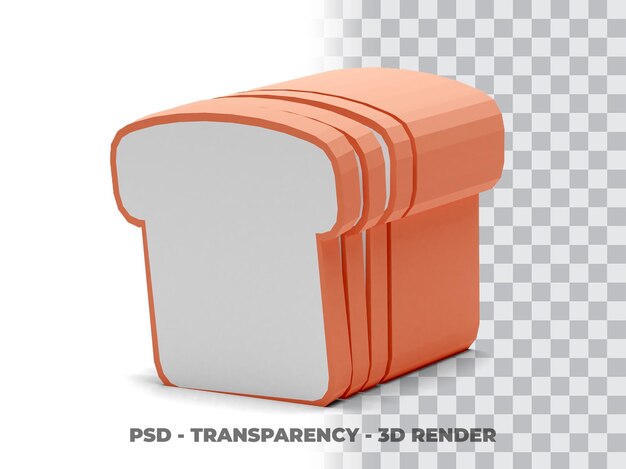 Chleb Przejrzystość Rendering 3d