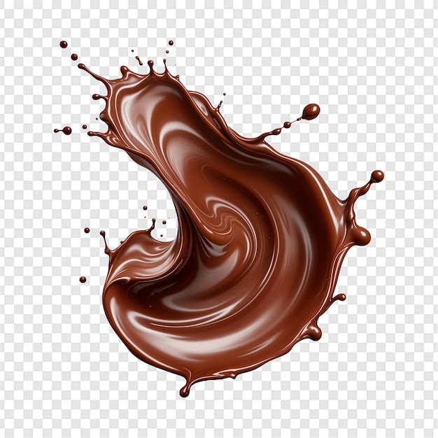 Chocolade geïsoleerd op doorzichtige achtergrond