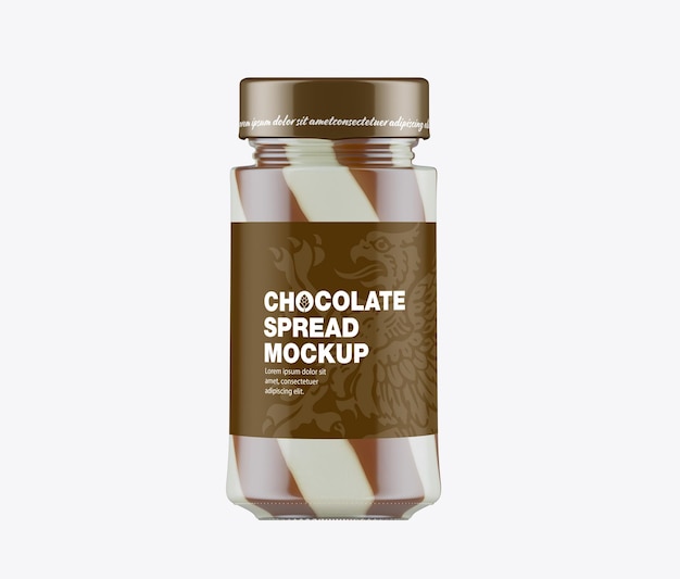 Chocolade Jar Cream Mockup