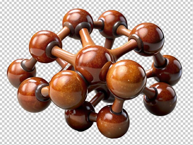 PSD chocolade moleculaire geometrische chaos abstracte structuur