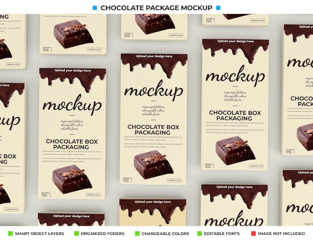 Chocoladedoosmodel voor productpakket