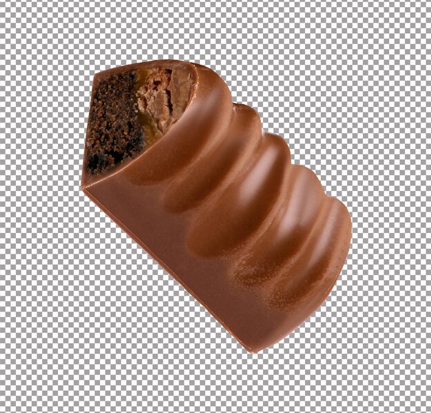 Chocoladereep op witte achtergrond