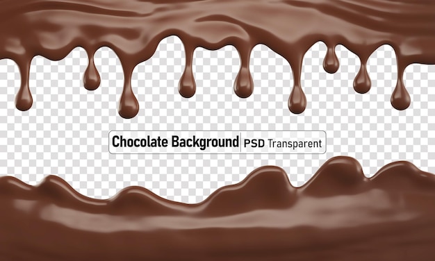 PSD チョコレートの背景